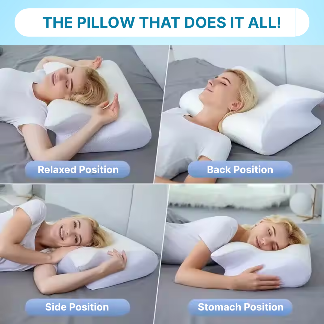 Butterfly Memory Foam Neck Support Pillow