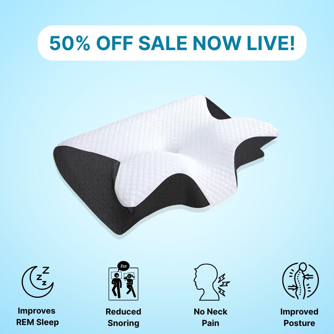 Butterfly Memory Foam Neck Support Pillow