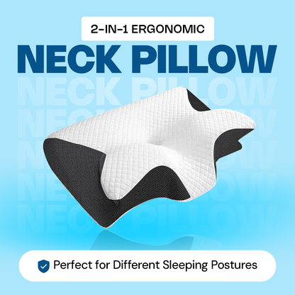 Butterfly Memory Foam Neck Support Pillow